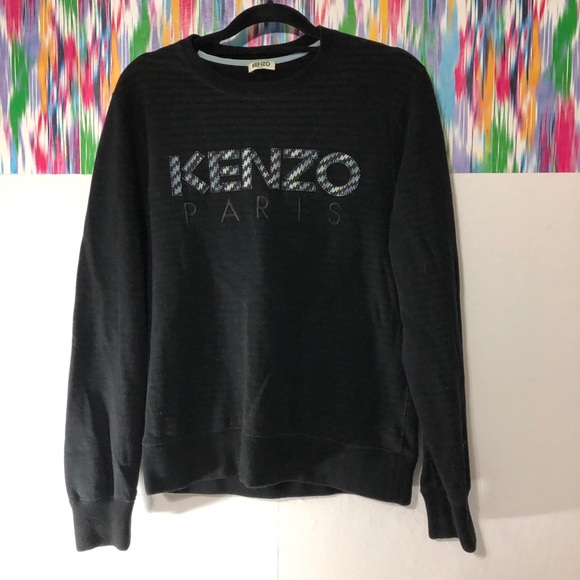 Kenzo Tops - Kenzo Paris unisex black logo sweatshirt